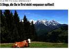 5 Dinge, die Du in Tirol nicht verpassen solltest! 5 Dinge, die Du in Tirol nicht verpassen solltest!