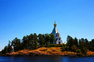 Kloster auf dem Ladoga-See