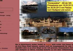"Donauwalzer" - Von Passau nach Budapest und zurück "Donauwalzer" - Von Passau nach Budapest und zurück