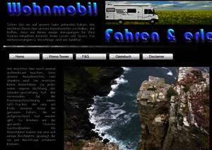 Reisen mit dem Wohnmobil Reisen mit dem Wohnmobil