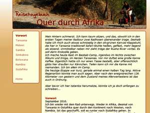 Mit dem Fahrrad quer durch Afrika Mit dem Fahrrad quer durch Afrika