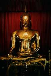 Reiseberichte - Thailand mit Bangkok, golderer Budda bei www.urlaubserlebnisse.de