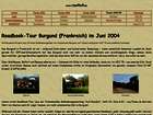 Roadbook-Tour Burgund (Frankreich) im Juni 2004