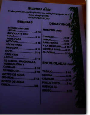 Getränke in Mexiko