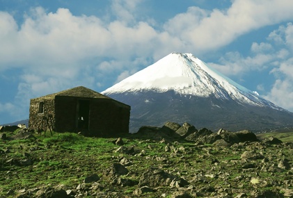 Vulkan Kljutschewskaja Sopka auf Kamtschatka, Russland