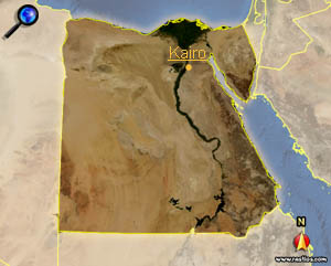 Vorschaukarte Ägypten bitte klicken für interaktive Kartenansicht