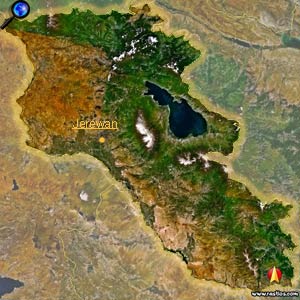 Vorschaukarte Armenien bitte klicken für interaktive Kartenansicht