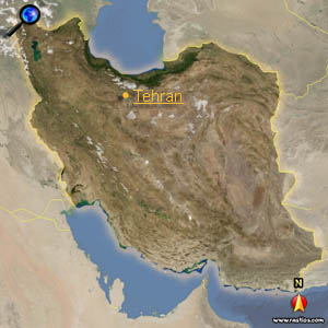 Vorschaukarte Iran bitte klicken für interaktive Kartenansicht