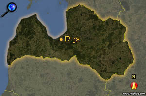 Vorschaukarte Lettland bitte klicken für interaktive Kartenansicht