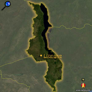Vorschaukarte Malawi bitte klicken für interaktive Kartenansicht