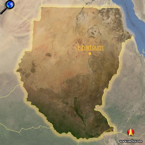 Vorschaukarte Sudan bitte klicken für interaktive Kartenansicht
