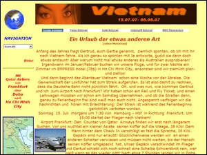 Vietnam 2007, eine Reise der anderen Art, ohne Motorrad!?