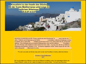 Kreuzfahrt zu den Inseln des Glücks