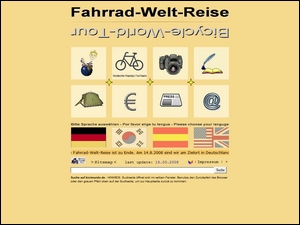 Fahrradweltreise in 2 1/2 Akten
