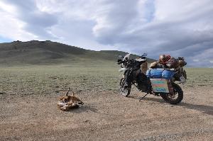 Motorradreise über Sibirien in die Mongolei weiter nach St. Petersburg und zurück nach Deutschland