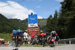 Per Rad über die Alpen