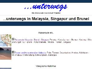 ...unterwegs in Malaysia, Singapur und Brunei