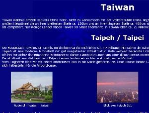 Ein Weltenbummler in Taiwan