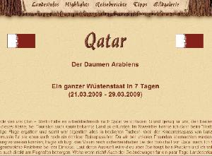 Quatar - Der Daumen Arabiens