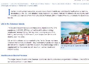 Zwei Jahre auf den Salomonen/Two years in the Solomon Islands