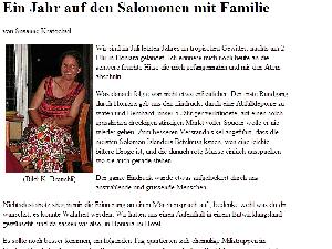 EIn Jahr mit Familie auf den Salomonen