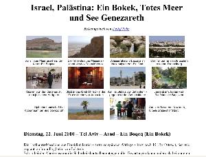 Israel & Palästina 2010