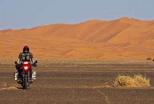 Motorradreise alleine mit BMW R100GS nach Marokko, Atlasgebirge und der Süden