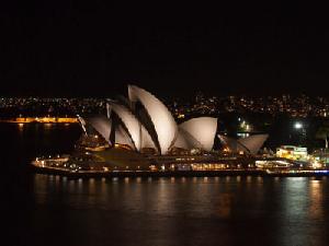 Wundervolles Sydney bei Nacht