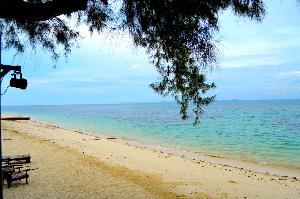 Traumurlaub: Auf der Insel Pulau Babi Besar in Malaysia.