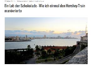 Ein Lob der Schokolade - Wie ich einmal den Hershey Train manövrierte