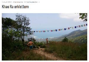 Khao Ra erklettern