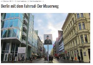 Berlin mit dem Fahrrad: der Mauerweg