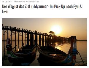 Im Pick-Up nach Pyin U Lwin