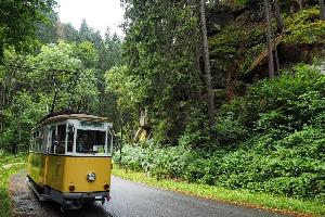 Kirnitzschtalbahn – Historische Straßenbahn im Nationalpark Sächsische Schweiz