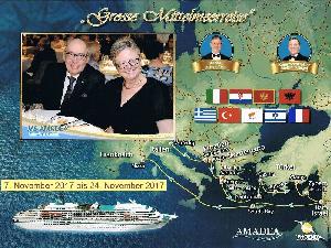 Große Mittelmeerkeuzfahrt mit der MS Amadea