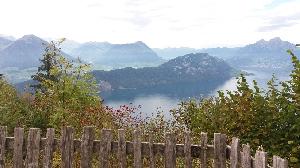 Rigi Besteigung auf dem Mark Twain Themenweg