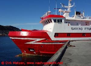 Schifffahrt "Sarfaq Ittuk" (Grönland) - Mit dem grönländischen Küstenschiff "Sarfaq Ittuk" von der Hauptstadt Nuuk bis zur Touristenhochburg Ilulissat