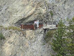 Bisse de Savièse Torrent-Neuf - Wanderung am Abgrund