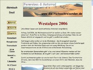 Westalpen 2006