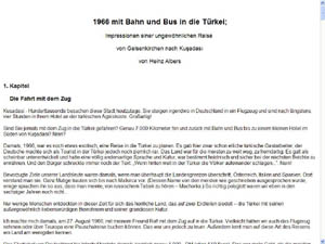 Mit Zug und Bus in die Türkei