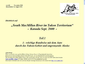 Indian Summer im Yukon-Territorium...