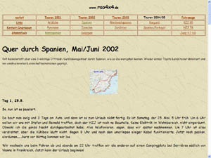Quer durch Spanien...Mai/Juni 2002