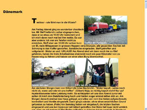 Dänemark 2003: Offroad und am Strand mit 4WD LKW