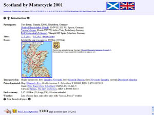 Schottland 2001: 6300km mit dem Motorrad durch Schottland...