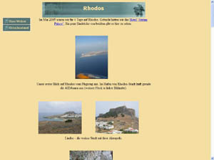 Rhodos 2005: vier Tage auf Rhodos