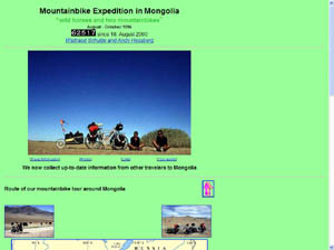 Mit dem Mountainbike in der Mongolei