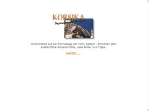 Rundreise nach Korsika