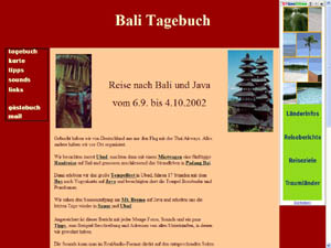 Eine Reise nach Bali...