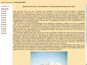 Mit dem Rad in Neuseeland