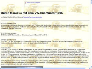 Mit dem VW-Bus nach Marokko